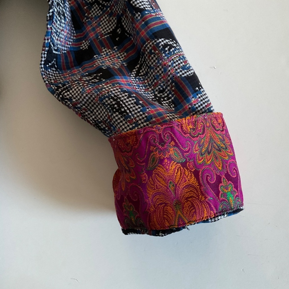 Robert Graham Mens Limited Edition Blues Haven XL Classic Fit Embellished Scull - Picture 14 of 14